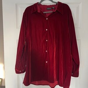 Liz Claiborne Vintage Velvet Top